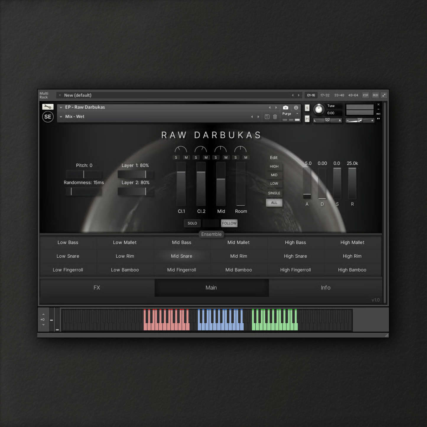 Engine Percussion: Raw Darbukas